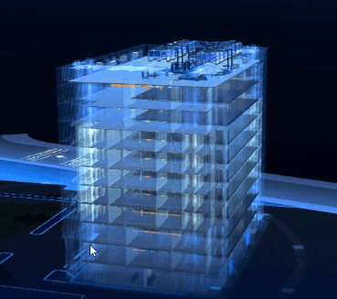 智慧園區(qū)BIM可視化場景